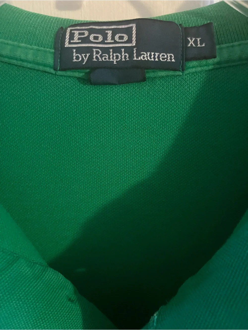 Ralph Lauren Green Polo with Yellow Pony Embroidery
